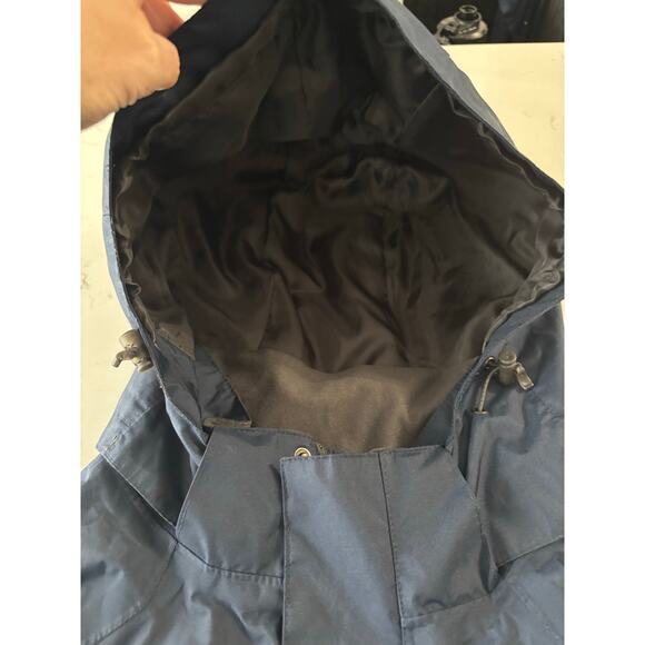 Eddie Bauer sz M mens weatheredge rain jacket river blue/grey outdoors gorpcore - Picture 5 of 13